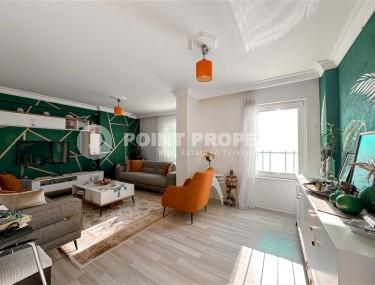 Большая двухуровневая квартира 4+1 с видом на город и горы, на 10-м этаже с мансардой, в центре района Джикджилли-id-7417-фото-5