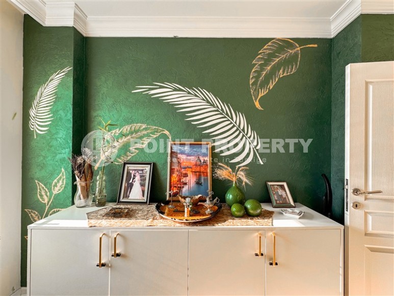 Большая двухуровневая квартира 4+1 с видом на город и горы, на 10-м этаже с мансардой, в центре района Джикджилли-id-7417-фото-7