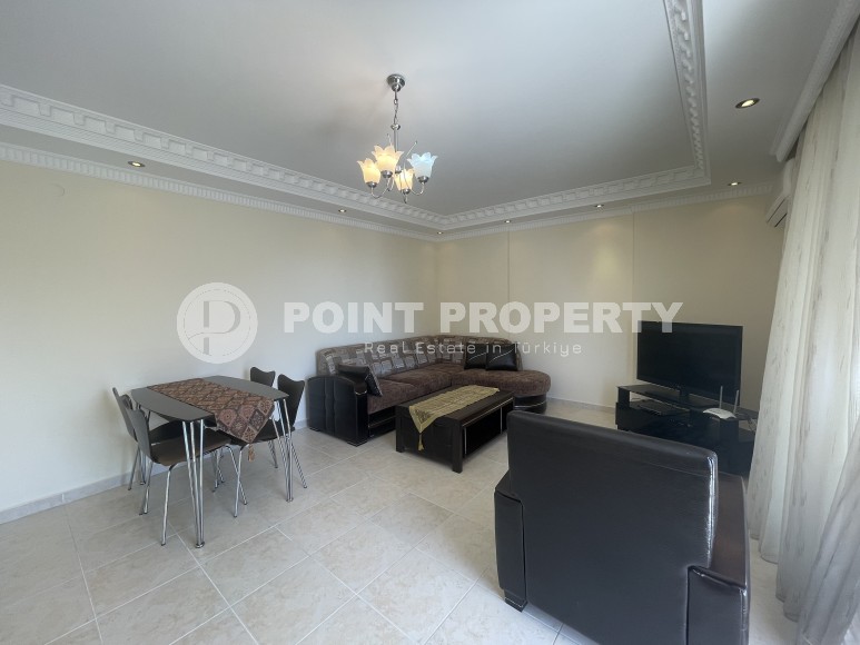 Furnished apartment 2+1 with panoramic views of the city and the sea, 600 meters from the sea, in the center of Mahmutlar-id-7418-photo-2