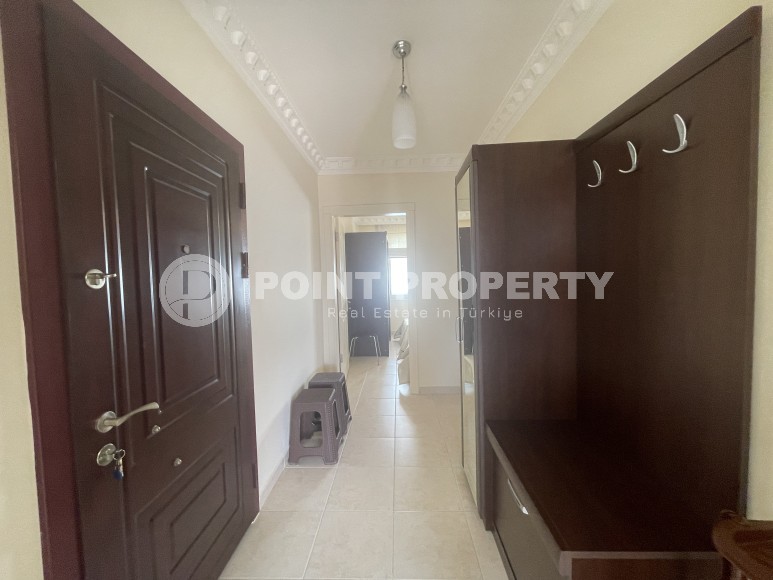 Furnished apartment 2+1 with panoramic views of the city and the sea, 600 meters from the sea, in the center of Mahmutlar-id-7418-photo-14