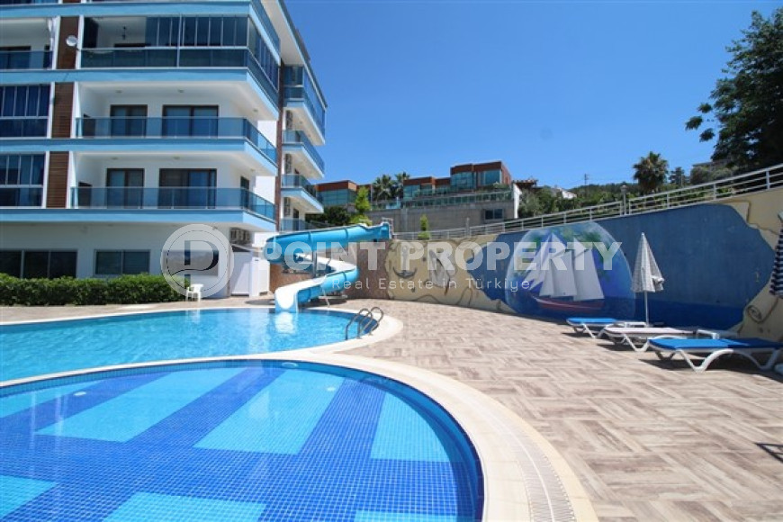 Двухуровневая четырехкомнатная квартира, 200м², в комплексе с хорошей инфраструктурой в районе Алании - Каргыджак-id-1572-фото-40