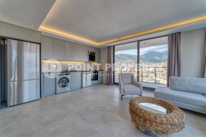 Две квартиры 1+1 с роскошным панорамным видом на бухту Аланьи, в историческом центре города - Кале-id-7419-фото-7