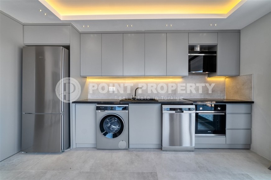 Две квартиры 1+1 с роскошным панорамным видом на бухту Аланьи, в историческом центре города - Кале-id-7419-фото-8