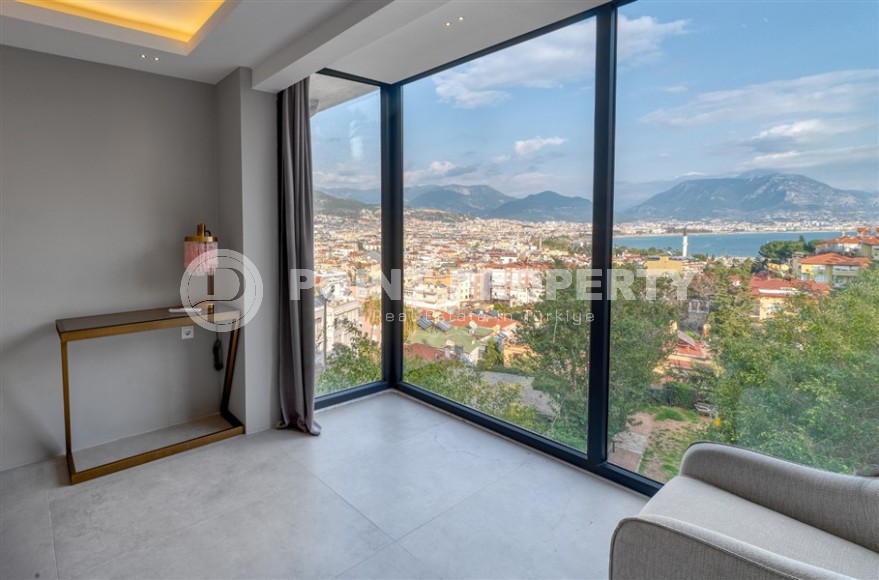 Две квартиры 1+1 с роскошным панорамным видом на бухту Аланьи, в историческом центре города - Кале-id-7419-фото-9