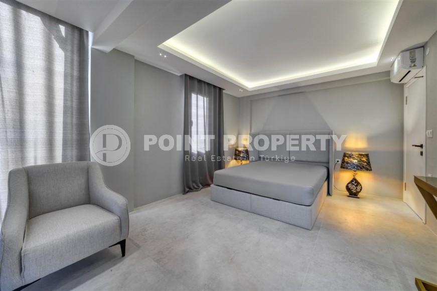 Две квартиры 1+1 с роскошным панорамным видом на бухту Аланьи, в историческом центре города - Кале-id-7419-фото-12