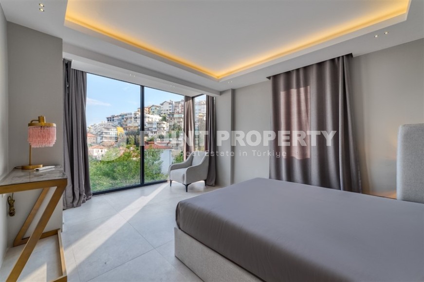 Две квартиры 1+1 с роскошным панорамным видом на бухту Аланьи, в историческом центре города - Кале-id-7419-фото-13