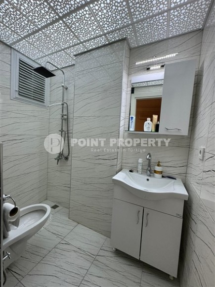 Панорамная двухуровневая квартира 4+2 с видом на море и горы, в центре популярного района Аланьи - Махмутлар-id-7421-фото-13