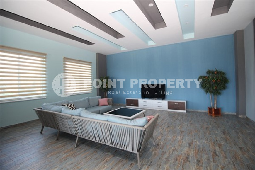 Двухуровневая четырехкомнатная квартира, 200м², в комплексе с хорошей инфраструктурой в районе Алании - Каргыджак-id-1572-фото-51