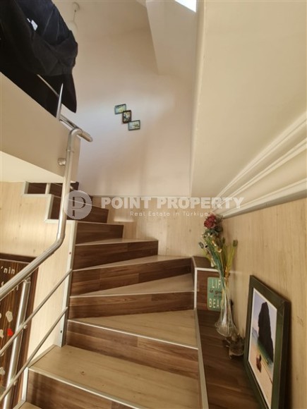 Меблированная квартира 3+1 на 4-м этаже с мансардой, в 350 метрах от моря, в центре района Оба-id-7426-фото-10