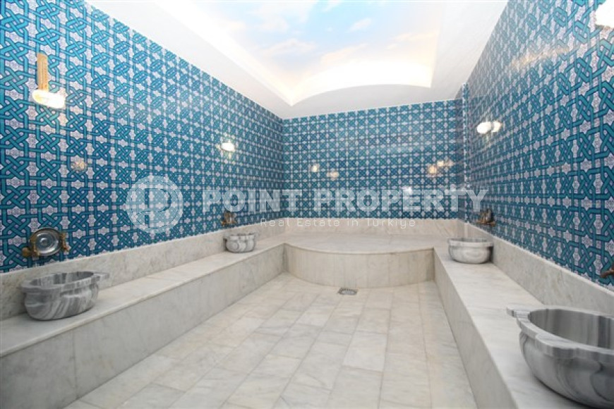 Двухуровневая четырехкомнатная квартира, 200м², в комплексе с хорошей инфраструктурой в районе Алании - Каргыджак-id-1572-фото-56