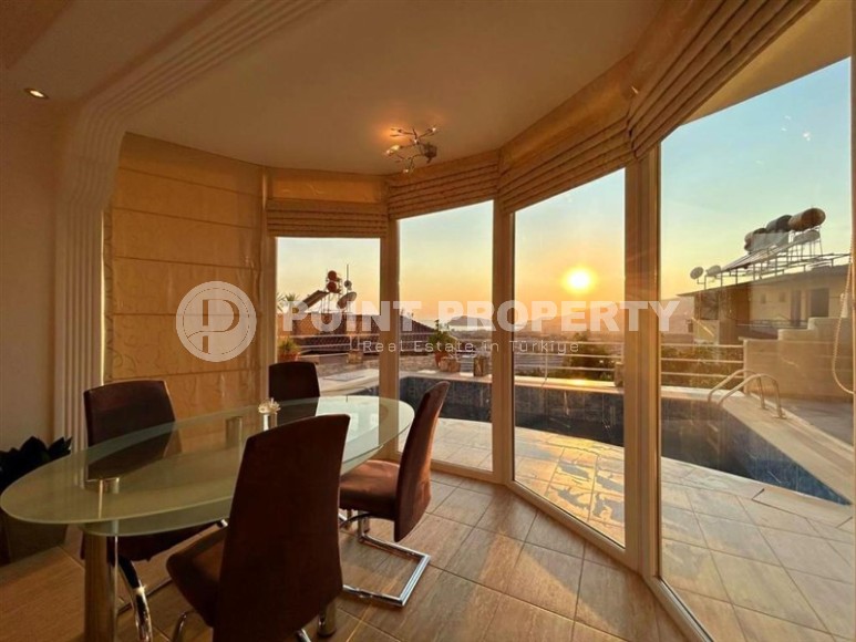 Detached two-storey villa with a swimming pool and a garden, in a prestigious area of Alanya - Kestel-id-7434-photo-4