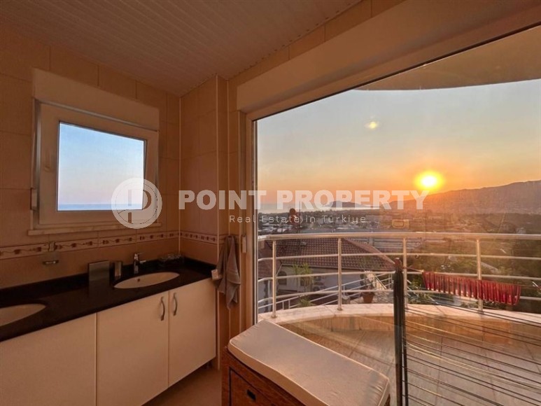 Detached two-storey villa with a swimming pool and a garden, in a prestigious area of Alanya - Kestel-id-7434-photo-21