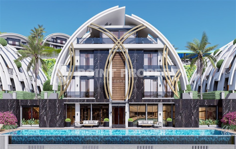 Апартаменты и виллы в концептуальном жилом комплексе на этапе котлована, в четырех километрах от моря-id-7435-фото-10