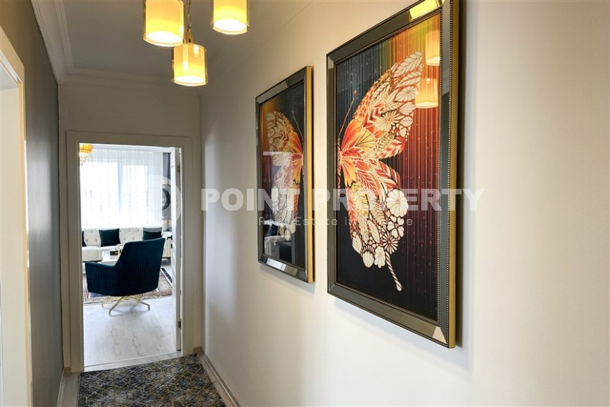 Просторная квартира с современным дизайном, комфортабельной мебелью и всей необходимой бытовой техникой, в центре района Тосмур-id-7440-фото-8