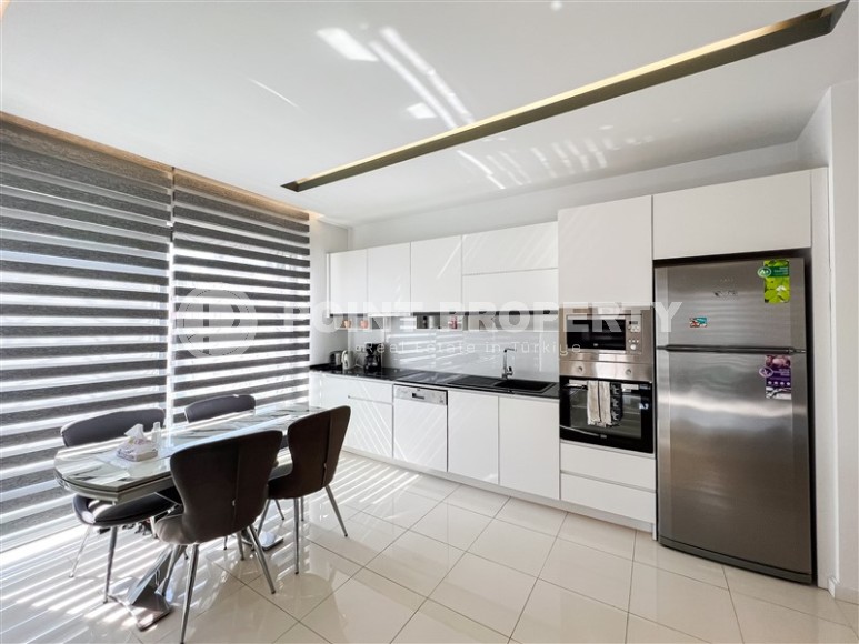 Светлая, современная квартира 2+1, общей площадью 100 м2, в центре европейского района Аланьи - Нижняя Оба-id-7445-фото-3