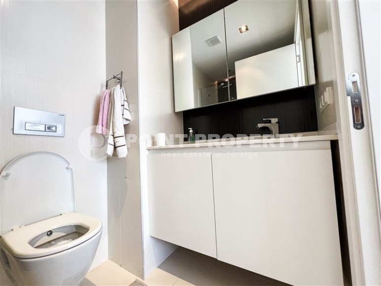 Светлая, современная квартира 2+1, общей площадью 100 м2, в центре европейского района Аланьи - Нижняя Оба-id-7445-фото-8