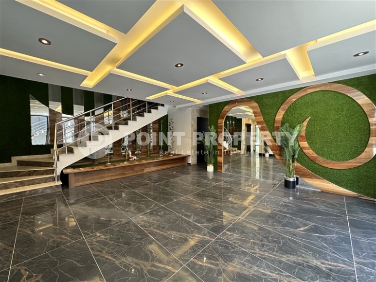 Небольшая квартира 1+1 и пентхаус 3+1 в 550 метрах от моря, в современном районе Аланьи - Нижняя Оба-id-7450-фото-15