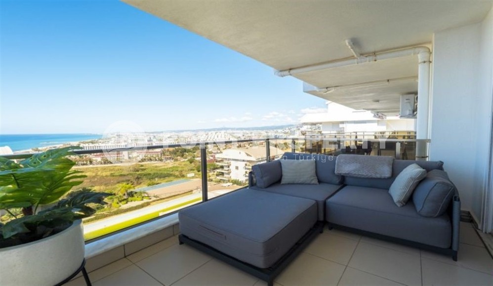 Панорамная двухуровневая квартира с видом на море на 3-м этаже с мансардой, в 500 метрах от пляжа и набережной-id-7454-фото-12