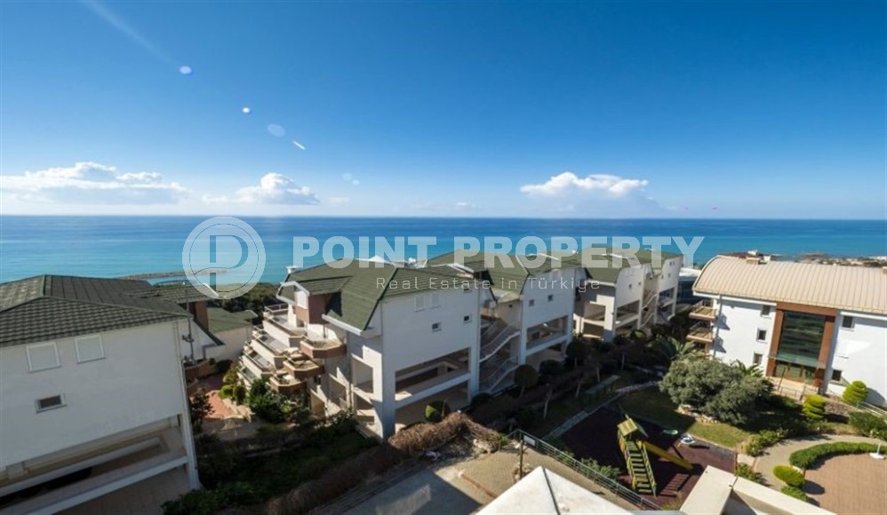 Панорамная двухуровневая квартира с видом на море на 3-м этаже с мансардой, в 500 метрах от пляжа и набережной-id-7454-фото-19