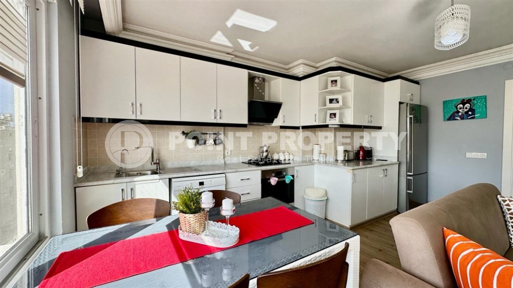 Comfortable, cozy apartment 2+1 a kilometer from the sea, in a quiet area of Alanya - Cikcilli-id-7455-photo-3