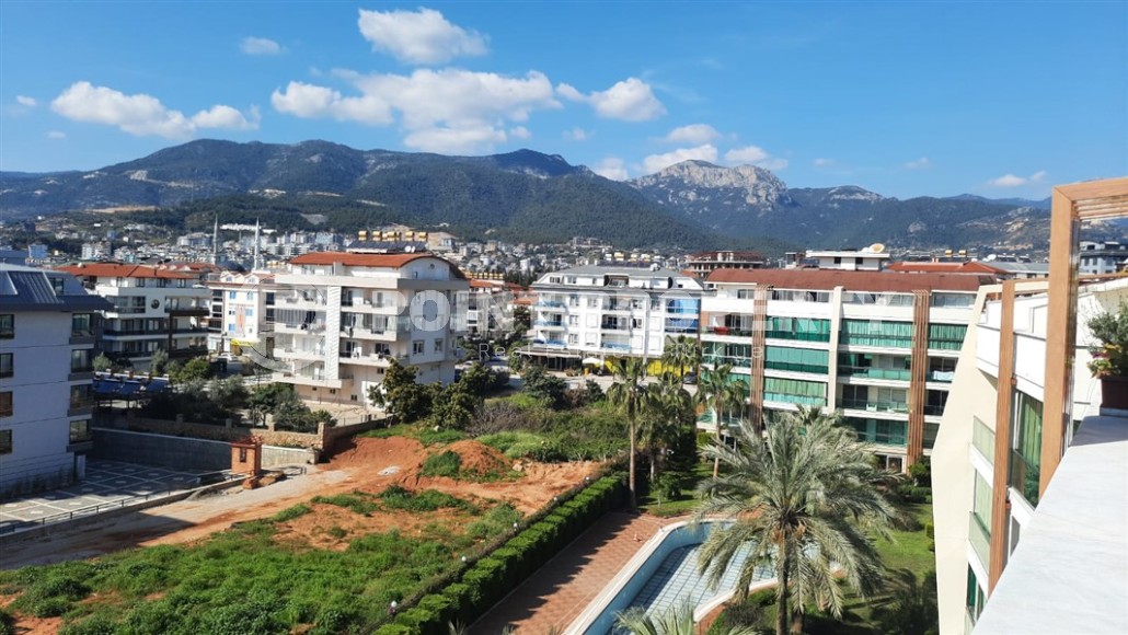 Панорамная двухуровневая квартира с видом на горы, в европейском районе Аланьи - Нижняя Оба-id-7458-фото-15