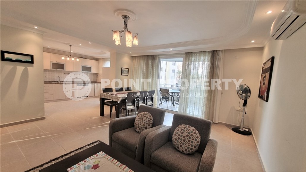 Уютная меблированная квартира 2+1 в 800 метрах от моря, в современном районе Аланьи - Джикджилли-id-7460-фото-4