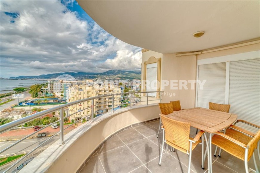 Квартира с роскошным панорамным видом на море и гору Кале, в центре спокойного района Аланьи - Тосмур-id-7464-фото-16