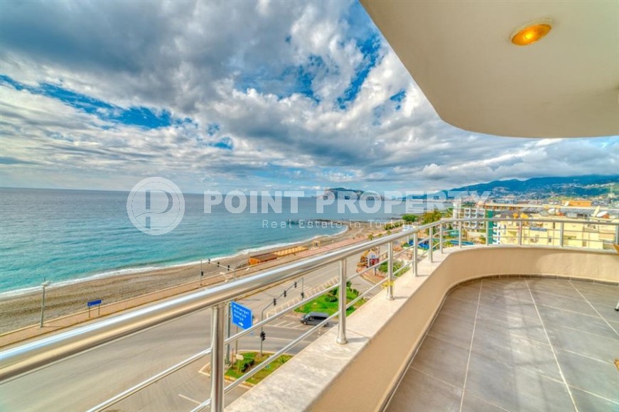 Квартира с роскошным панорамным видом на море и гору Кале, в центре спокойного района Аланьи - Тосмур-id-7464-фото-19