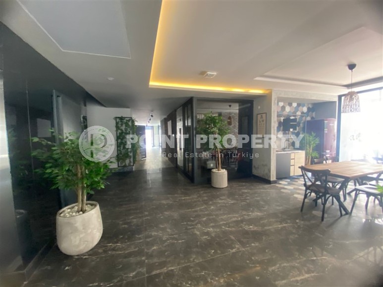 Two-room apartment 60 m2 in a residence under construction 150 meters from Cleopatra Beach, Alanya center-id-3925-photo-12