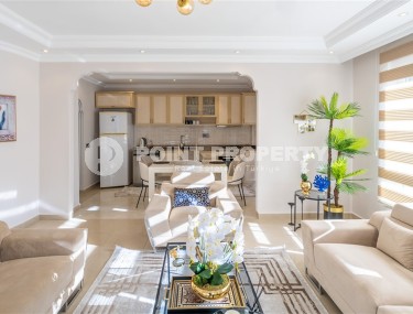 Светлая, уютная квартира с современным дизайном, в центре популярного района Аланьи - Нижняя Оба-id-7465-фото-3