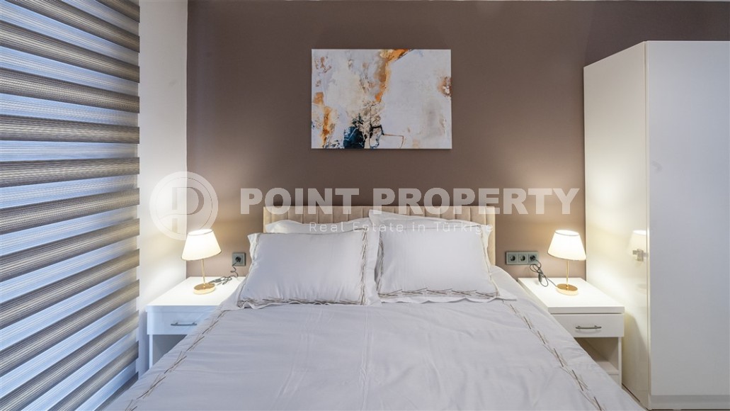 Светлая, уютная квартира с современным дизайном, в центре популярного района Аланьи - Нижняя Оба-id-7465-фото-9