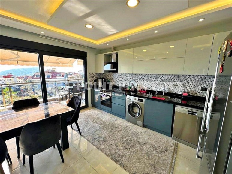 Comfortable apartment with modern design one and a half kilometers from the sea, in the prestigious area of Alanya - Hasbahce-id-7469-photo-4