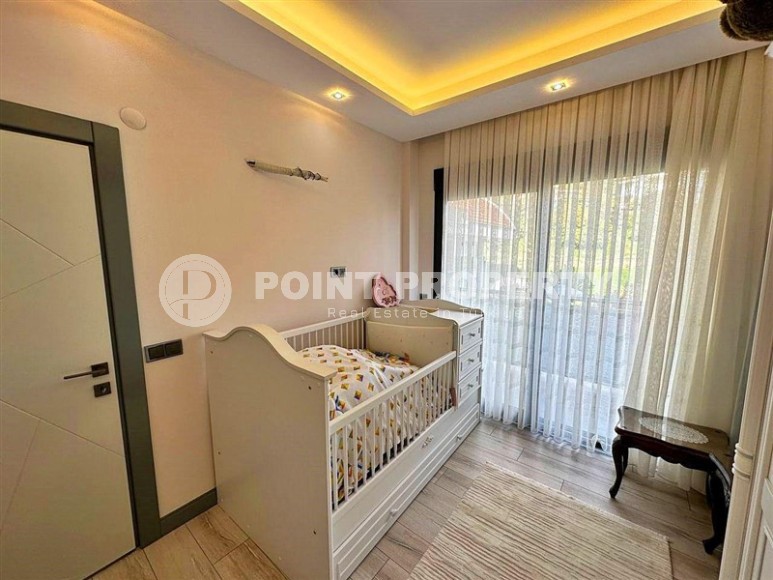 Comfortable apartment with modern design one and a half kilometers from the sea, in the prestigious area of Alanya - Hasbahce-id-7469-photo-11