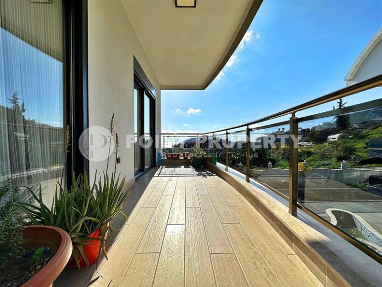 Comfortable apartment with modern design one and a half kilometers from the sea, in the prestigious area of Alanya - Hasbahce-id-7469-photo-16