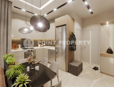 Небольшая новая квартира 1+1, общей площадью 45 м2, на 2-м этаже в резиденции, введенной в эксплуатацию в начале 2024 года-id-7475-фото-4