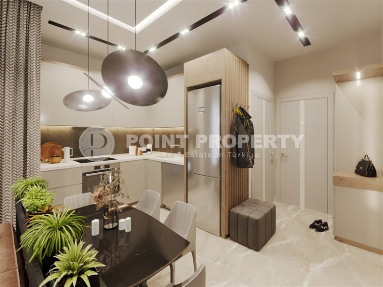 Небольшая новая квартира 1+1, общей площадью 45 м2, на 2-м этаже в резиденции, введенной в эксплуатацию в начале 2024 года-id-7475-фото-4