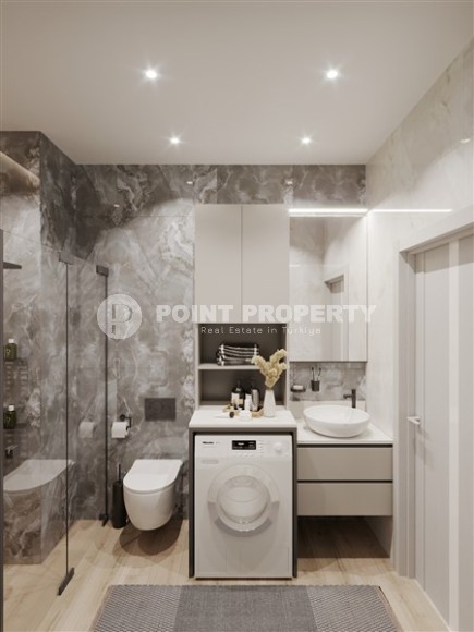 Небольшая новая квартира 1+1, общей площадью 45 м2, на 2-м этаже в резиденции, введенной в эксплуатацию в начале 2024 года-id-7475-фото-6