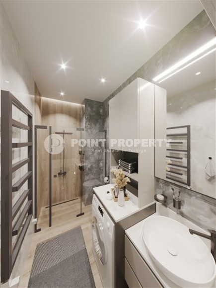 Небольшая новая квартира 1+1, общей площадью 45 м2, на 2-м этаже в резиденции, введенной в эксплуатацию в начале 2024 года-id-7475-фото-7