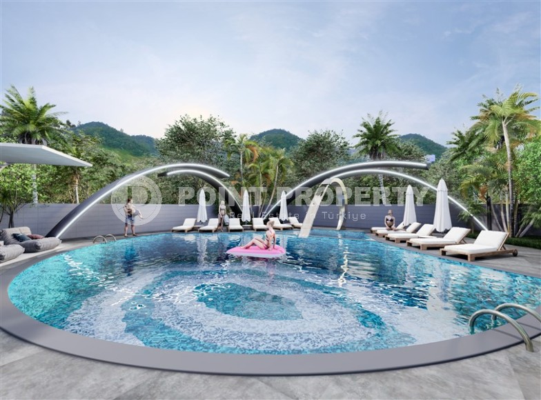 Небольшая новая квартира 1+1, общей площадью 45 м2, на 2-м этаже в резиденции, введенной в эксплуатацию в начале 2024 года-id-7475-фото-9