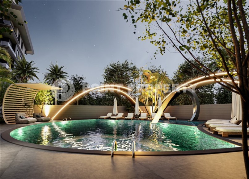 Небольшая новая квартира 1+1, общей площадью 45 м2, на 2-м этаже в резиденции, введенной в эксплуатацию в начале 2024 года-id-7475-фото-10