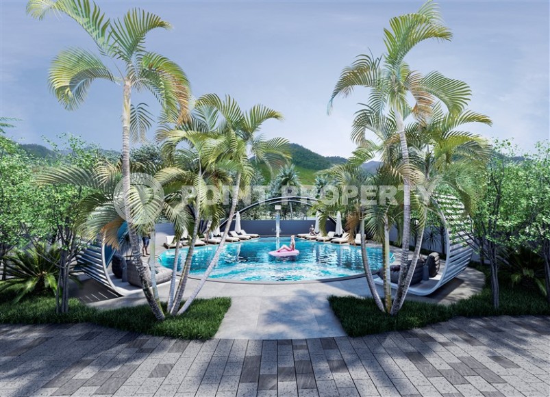 Небольшая новая квартира 1+1, общей площадью 45 м2, на 2-м этаже в резиденции, введенной в эксплуатацию в начале 2024 года-id-7475-фото-11