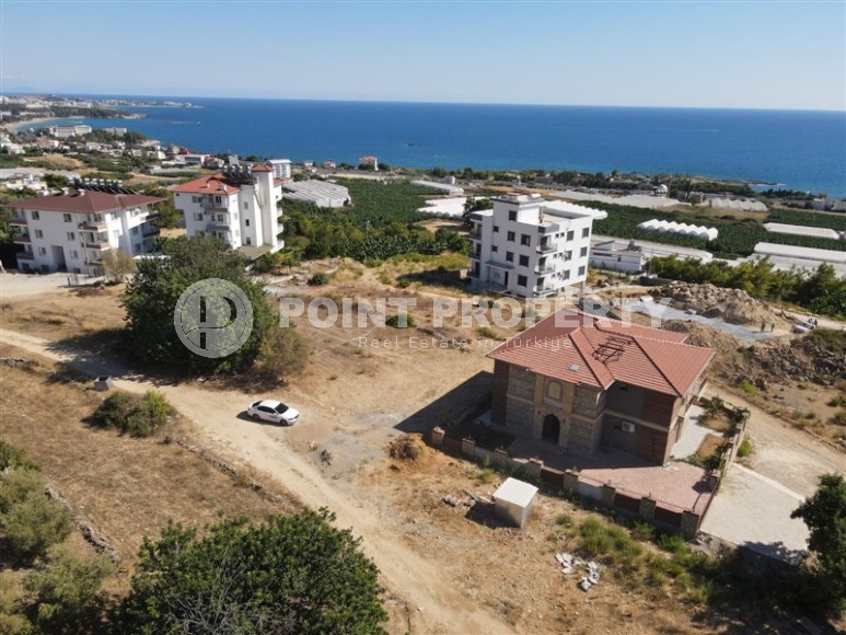 Участок под постройку 2-этажной виллы в километре от моря, в курортном районе Аланьи - Инжекум-id-7476-фото-6