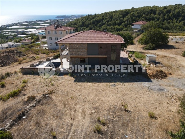 Участок под постройку 2-этажной виллы в километре от моря, в курортном районе Аланьи - Инжекум-id-7476-фото-5