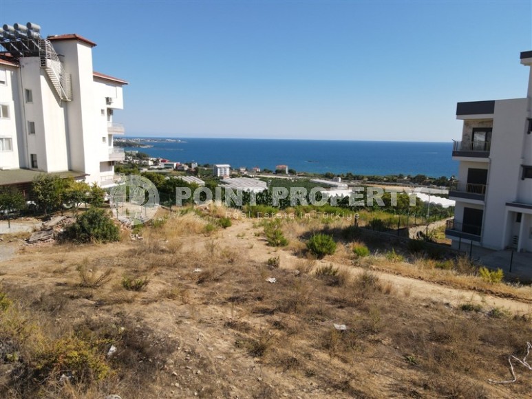 Участок под постройку 2-этажной виллы в километре от моря, в курортном районе Аланьи - Инжекум-id-7476-фото-4