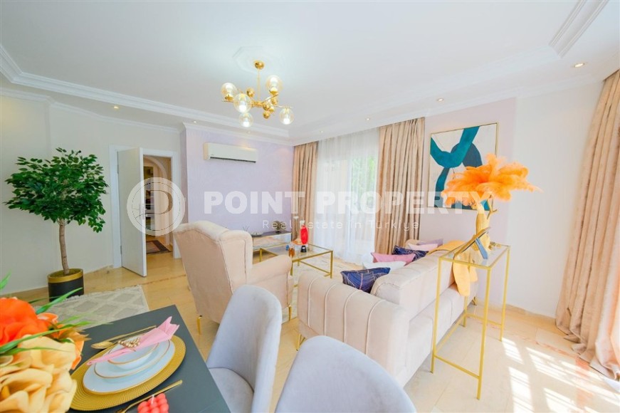 Уютная квартира 2+1, общей площадью 100 м2, на 1-м этаже в резиденции с бассейном и садом-id-7477-фото-4