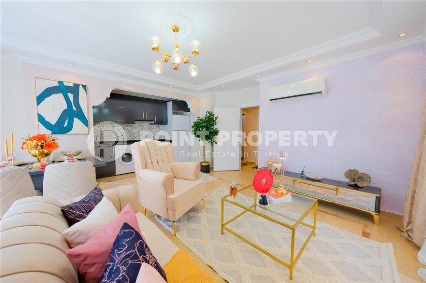 Уютная квартира 2+1, общей площадью 100 м2, на 1-м этаже в резиденции с бассейном и садом-id-7477-фото-5