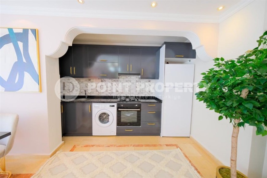 Уютная квартира 2+1, общей площадью 100 м2, на 1-м этаже в резиденции с бассейном и садом-id-7477-фото-6