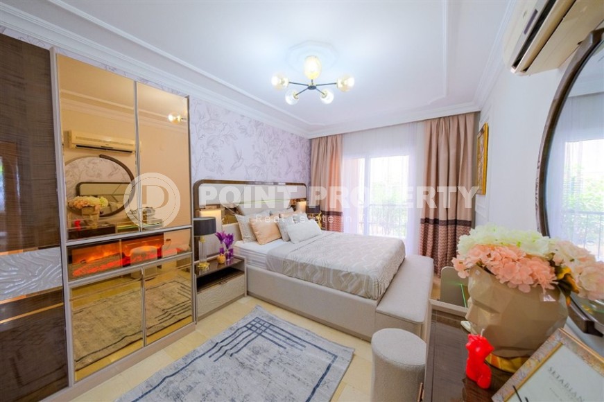 Уютная квартира 2+1, общей площадью 100 м2, на 1-м этаже в резиденции с бассейном и садом-id-7477-фото-7