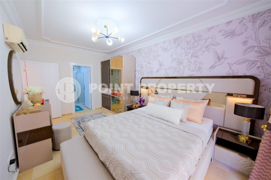 Уютная квартира 2+1, общей площадью 100 м2, на 1-м этаже в резиденции с бассейном и садом-id-7477-фото-8