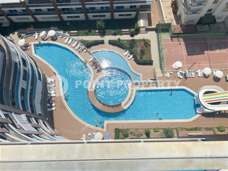 Furnished one bedroom apartment, 55m², in a luxury complex in Mahmutlar, Alanya-id-1576-photo-12